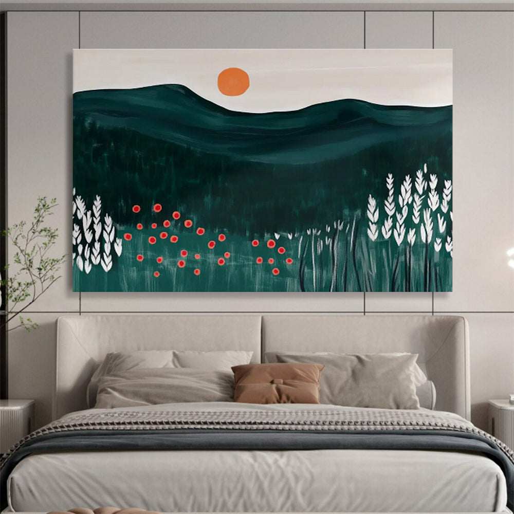 mountain nature sunset minimal design 7